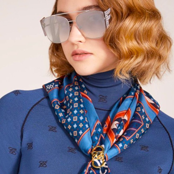 🔥NEW FENDI SWAROVSKI CRYSTAL SUNGLASSES 🔥 - Picture 5 of 16